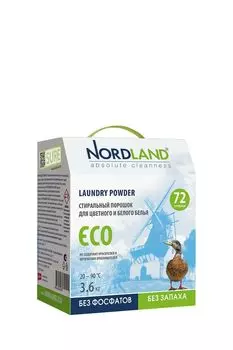 Стиральный порошок ECO, 3600 г Nordland