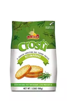 Сухарики крости с розмарином Crosti ROSEMARY La Mole