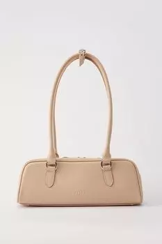 Сумка багет кожаная AFINA