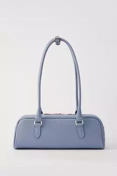 Сумка багет кожаная AFINA