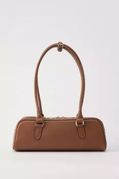 Сумка багет кожаная AFINA