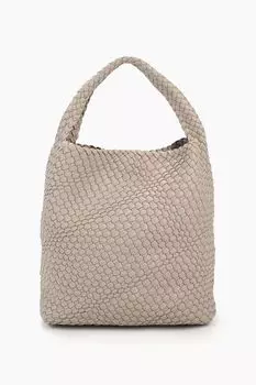 Сумка хобо плетеная Abricot