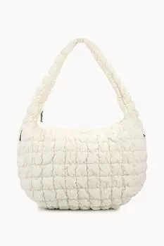 Сумка хобо плетеная Abricot