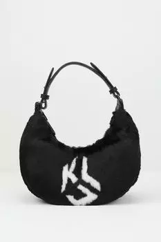 Сумка хобо из искусственного меха с логотипом Fur Karl Lagerfeld Jeans