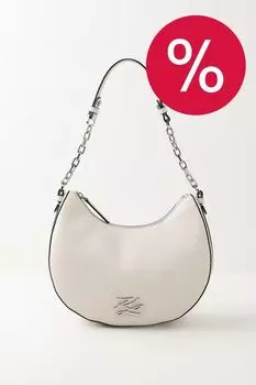 Сумка хобо кожаная Autograph Karl Lagerfeld