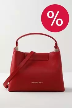 Сумка хобо кожаная Beautiful Birds