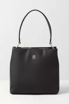Сумка хобо с логотипом бренда TH Soft Tommy Hilfiger