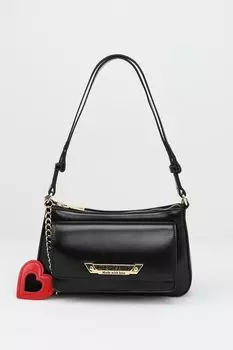 Сумка хобо с логотипом Made with Love Love Moschino