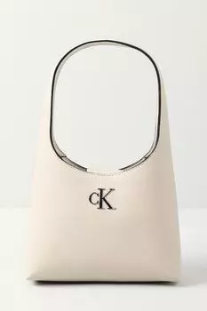 Сумка хобо с логотипом Minimal Monogram Calvin Klein