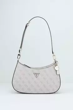 Сумка хобо с принтом из монограмм бренда Noelle Guess