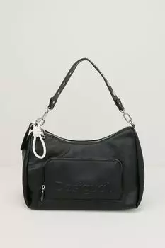 Сумка хобо с тисненым логотипом Half Logo Desigual