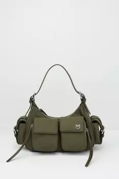 Сумка хобо текстильная Cargo Pinko