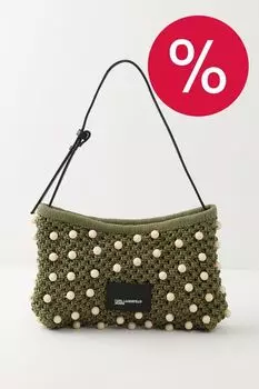 Сумка хобо вязаная с декором Festival Karl Lagerfeld Jeans