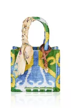 Сумка из шелка с принтом MICHEL KATANA