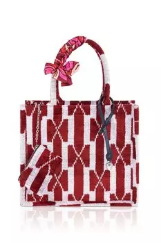 Сумка из шелка с принтом MICHEL KATANA