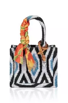 Сумка из шелка с принтом MICHEL KATANA