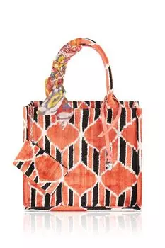 Сумка из шелка с принтом MICHEL KATANA