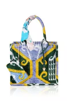 Сумка из шелка с принтом MICHEL KATANA