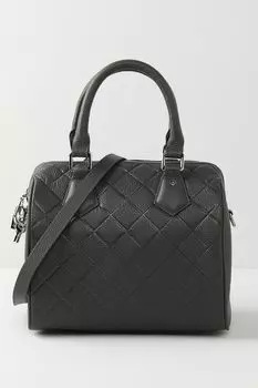 Сумка кожаная с тиснением Beautiful Birds