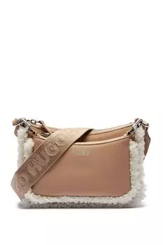 Сумка кросс-боди c искусственным мехом Bel HUGO