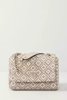 Сумка кросс-боди из рафии на цепочке Rianee Guess