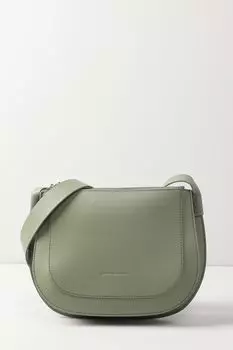 Сумка кросс-боди кожаная Adolfo Dominguez