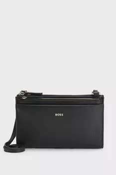 Сумка кросс-боди кожаная Alyce BOSS