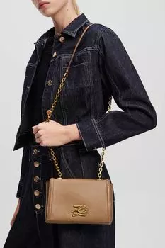 Сумка кросс-боди кожаная Autograph Karl Lagerfeld