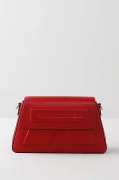 Сумка кросс-боди кожаная Ikon Karl Lagerfeld