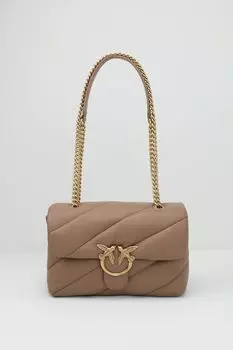 Сумка кросс-боди кожаная Love Puff Pinko