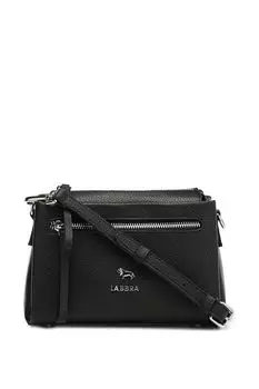Сумка кросс-боди кожаная с логотипом Labbra