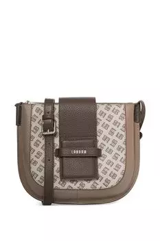 Сумка кросс-боди кожаная с принтом Labbra