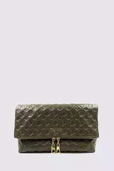 Сумка кросс-боди кожаная с тиснением логотипа Aleхandrini Beautiful Birds