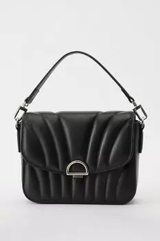 Сумка кросс-боди кожаная стеганая Afina