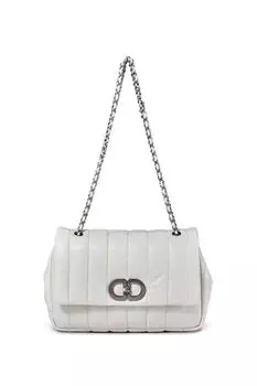 Сумка кросс-боди кожаная стеганая FABRETTI