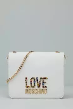 Сумка кросс-боди с логотипом Rhinestone Love Moschino