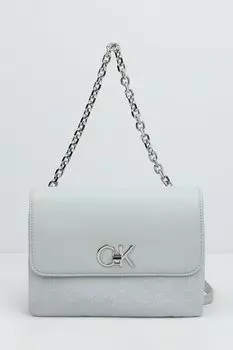 Сумка кросс-боди с монограммой логотипа Re-Lock Calvin Klein