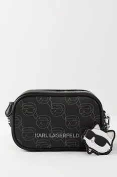 Сумка кросс-боди с принтом Ikon Karl Lagerfeld