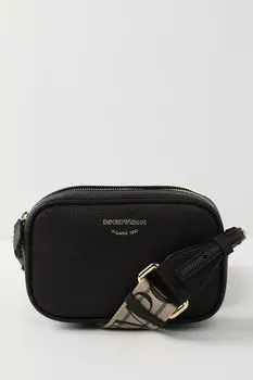 Сумка кросс-боди с текстильным ремнем EMPORIO ARMANI