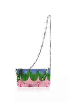 Сумка кросс-боди шелковая с принтом MICHEL KATANA