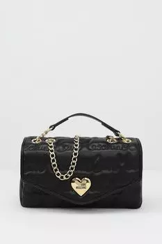 Сумка кросс-боди стеганая Lovesong Love Moschino