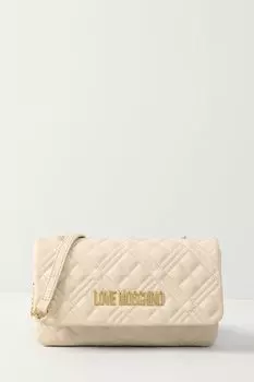 Сумка кросс-боди стеганая с логотипом Love Moschino