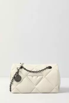 Сумка кросс-боди стеганная с брелоком на цепочке EMPORIO ARMANI