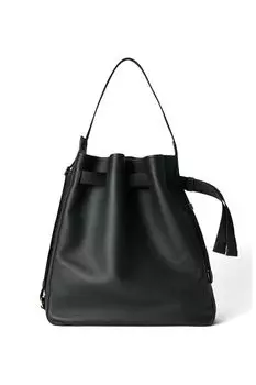 Сумка мешок кожаная ECCO