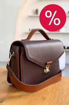 Сумка на плечо кожаная Dove Beautiful Birds