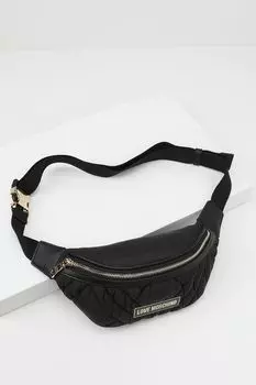 Сумка на пояс с логотипом Puff Love Moschino