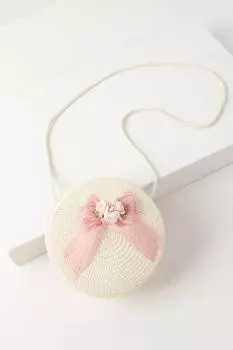 Сумка плетеная с декором my little story of Андерсен