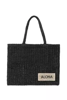 Сумка пляжная плетеная FABRETTI