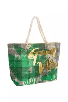 Сумка пляжная с принтом Mellizos