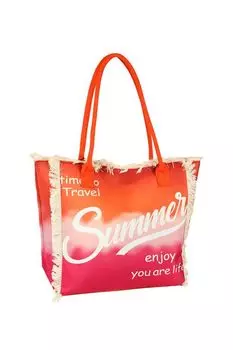 Сумка пляжная с принтом Mellizos